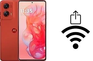 So generieren Sie einen QR-Code mit dem Wifi-Passwort auf einem Motorola Moto G Stylus 5G (2024)