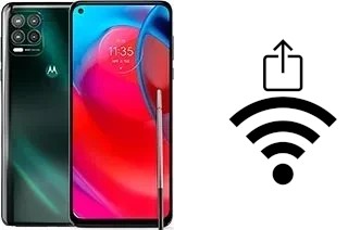 So generieren Sie einen QR-Code mit dem Wifi-Passwort auf einem Motorola Moto G Stylus 5G