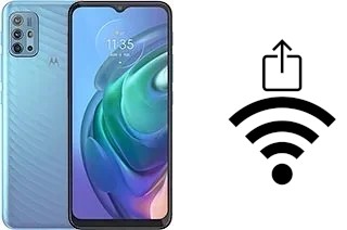 So generieren Sie einen QR-Code mit dem Wifi-Passwort auf einem Motorola Moto G10 Power