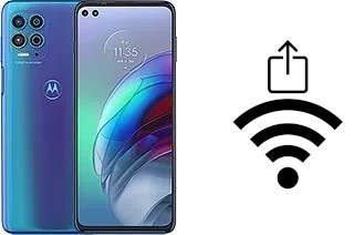 So generieren Sie einen QR-Code mit dem Wifi-Passwort auf einem Motorola Moto G100