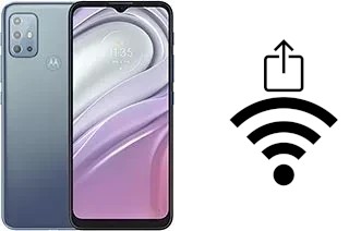 So generieren Sie einen QR-Code mit dem Wifi-Passwort auf einem Motorola Moto G20