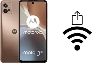 So generieren Sie einen QR-Code mit dem Wifi-Passwort auf einem Motorola Moto G32