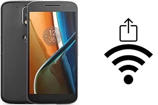 So generieren Sie einen QR-Code mit dem Wifi-Passwort auf einem Motorola Moto G4