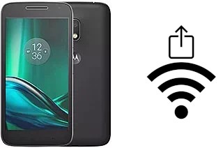 So generieren Sie einen QR-Code mit dem Wifi-Passwort auf einem Motorola Moto G4 Play