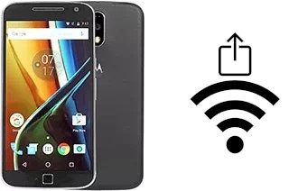 So generieren Sie einen QR-Code mit dem Wifi-Passwort auf einem Motorola Moto G4 Plus