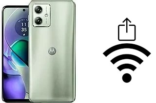 So generieren Sie einen QR-Code mit dem Wifi-Passwort auf einem Motorola Moto G54