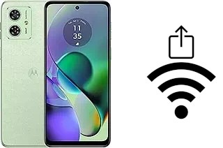 So generieren Sie einen QR-Code mit dem Wifi-Passwort auf einem Motorola Moto G54 (China)