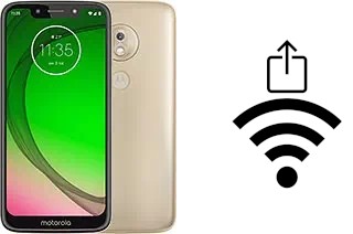 So generieren Sie einen QR-Code mit dem Wifi-Passwort auf einem Motorola Moto G7 Play