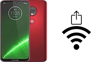 So generieren Sie einen QR-Code mit dem Wifi-Passwort auf einem Motorola Moto G7 Plus