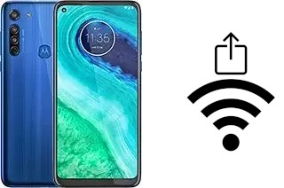 So generieren Sie einen QR-Code mit dem Wifi-Passwort auf einem Motorola Moto G8