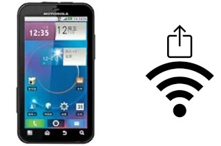 So generieren Sie einen QR-Code mit dem Wifi-Passwort auf einem Motorola MOTO ME525