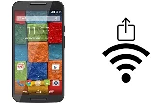 So generieren Sie einen QR-Code mit dem Wifi-Passwort auf einem Motorola Moto X (2nd Gen)