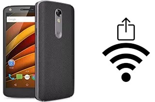 So generieren Sie einen QR-Code mit dem Wifi-Passwort auf einem Motorola Moto X Force