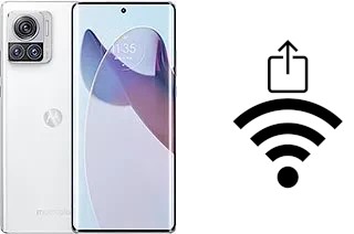 So generieren Sie einen QR-Code mit dem Wifi-Passwort auf einem Motorola Moto X30 Pro