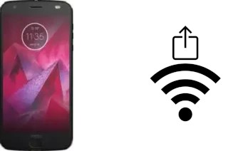 So generieren Sie einen QR-Code mit dem Wifi-Passwort auf einem Motorola Moto Z 2018