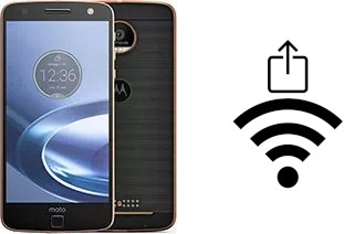 So generieren Sie einen QR-Code mit dem Wifi-Passwort auf einem Motorola Moto Z Force