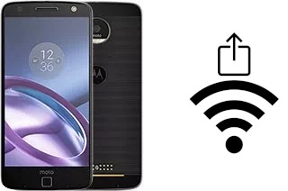 So generieren Sie einen QR-Code mit dem Wifi-Passwort auf einem Motorola Moto Z