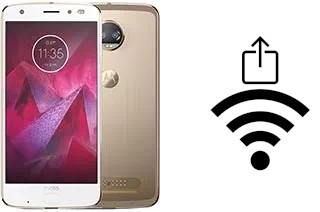 So generieren Sie einen QR-Code mit dem Wifi-Passwort auf einem Motorola Moto Z2 Force