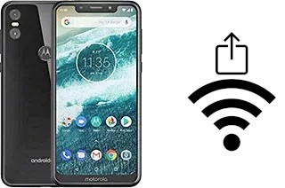 So generieren Sie einen QR-Code mit dem Wifi-Passwort auf einem Motorola One (P30 Play)