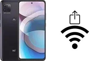 So generieren Sie einen QR-Code mit dem Wifi-Passwort auf einem Motorola one 5G UW ace