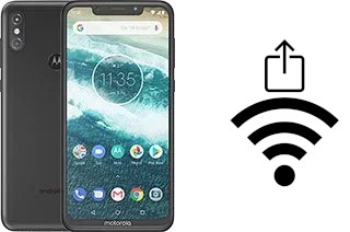 So generieren Sie einen QR-Code mit dem Wifi-Passwort auf einem Motorola One Power (P30 Note)