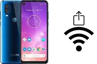 So generieren Sie einen QR-Code mit dem Wifi-Passwort auf einem Motorola One Vision