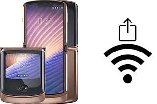 So generieren Sie einen QR-Code mit dem Wifi-Passwort auf einem Motorola Razr 5G