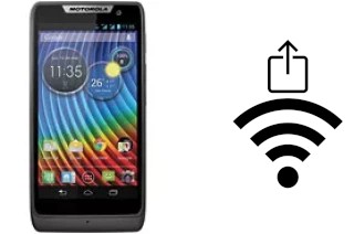 So generieren Sie einen QR-Code mit dem Wifi-Passwort auf einem Motorola RAZR D3