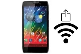 So generieren Sie einen QR-Code mit dem Wifi-Passwort auf einem Motorola RAZR HD