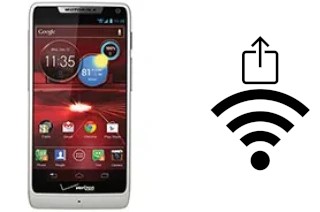 So generieren Sie einen QR-Code mit dem Wifi-Passwort auf einem Motorola DROID RAZR M