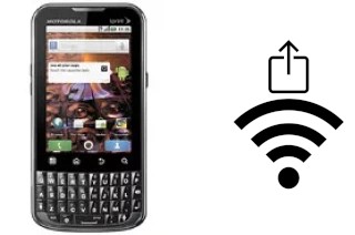 So generieren Sie einen QR-Code mit dem Wifi-Passwort auf einem Motorola XPRT MB612