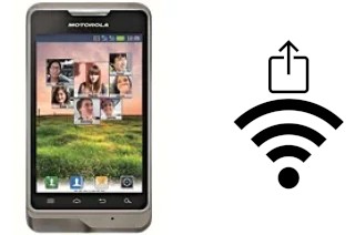 So generieren Sie einen QR-Code mit dem Wifi-Passwort auf einem Motorola XT390