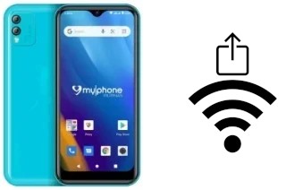 So generieren Sie einen QR-Code mit dem Wifi-Passwort auf einem MyPhone myWX1 Lite