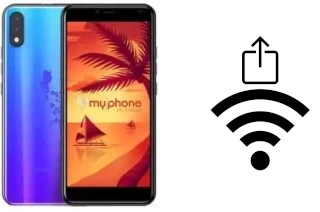 So generieren Sie einen QR-Code mit dem Wifi-Passwort auf einem MyPhone myXi1