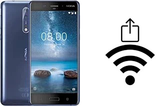 So generieren Sie einen QR-Code mit dem Wifi-Passwort auf einem Nokia 8