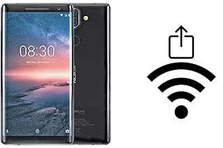 So generieren Sie einen QR-Code mit dem Wifi-Passwort auf einem Nokia 8 Sirocco