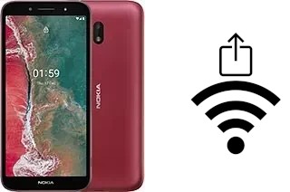 So generieren Sie einen QR-Code mit dem Wifi-Passwort auf einem Nokia C1 Plus