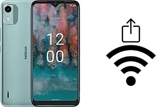 So generieren Sie einen QR-Code mit dem Wifi-Passwort auf einem Nokia C12 Plus