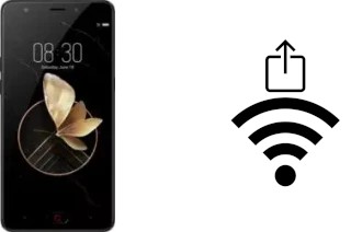 So generieren Sie einen QR-Code mit dem Wifi-Passwort auf einem nubia M2 Play