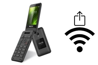 So generieren Sie einen QR-Code mit dem Wifi-Passwort auf einem NUU Mobile F4L Flip Phone