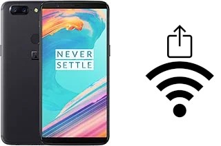 So generieren Sie einen QR-Code mit dem Wifi-Passwort auf einem OnePlus 5T