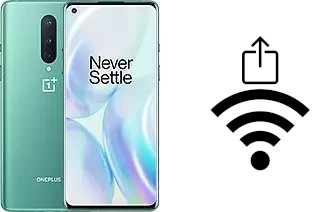 So generieren Sie einen QR-Code mit dem Wifi-Passwort auf einem OnePlus 8