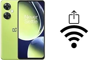 So generieren Sie einen QR-Code mit dem Wifi-Passwort auf einem OnePlus Nord CE 3 Lite