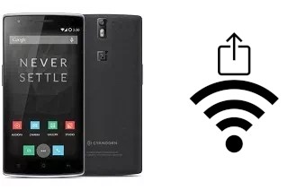 So generieren Sie einen QR-Code mit dem Wifi-Passwort auf einem OnePlus One