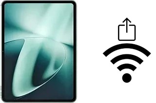 So generieren Sie einen QR-Code mit dem Wifi-Passwort auf einem OnePlus Pad