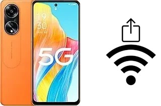 So generieren Sie einen QR-Code mit dem Wifi-Passwort auf einem Oppo A1 (2023)