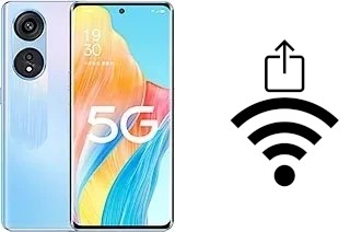 So generieren Sie einen QR-Code mit dem Wifi-Passwort auf einem Oppo A1 Pro