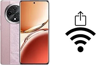 So generieren Sie einen QR-Code mit dem Wifi-Passwort auf einem Oppo A3 Pro