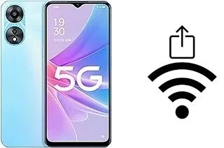 So generieren Sie einen QR-Code mit dem Wifi-Passwort auf einem Oppo A58x