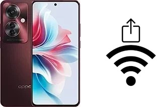 So generieren Sie einen QR-Code mit dem Wifi-Passwort auf einem Oppo F25 Pro